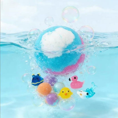Kids Bath Ball Kids Bath Salt Ball Natural Organic Land & Sea Toys Handmade Ball For Kids For Dry Skin Moisturize